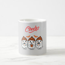 Tasse mit Niedlichen Ghost Designs: Magie in jeder