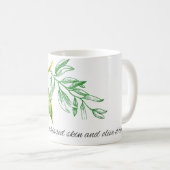 Tasse mit Oliven (VorderseiteRechts)