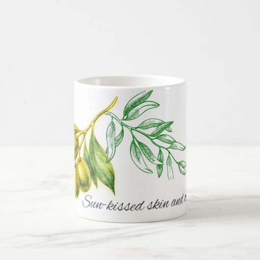 Tasse mit Oliven (Mittel)