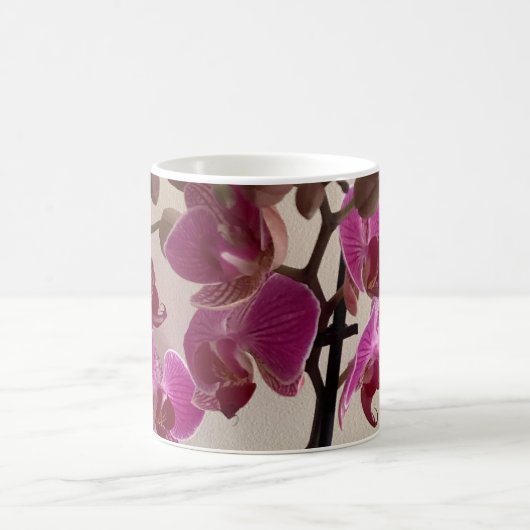 Tasse mit Orchideendesign  (Mittel)