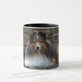 Tasse mit original Sheltie Foto (Zentrum)