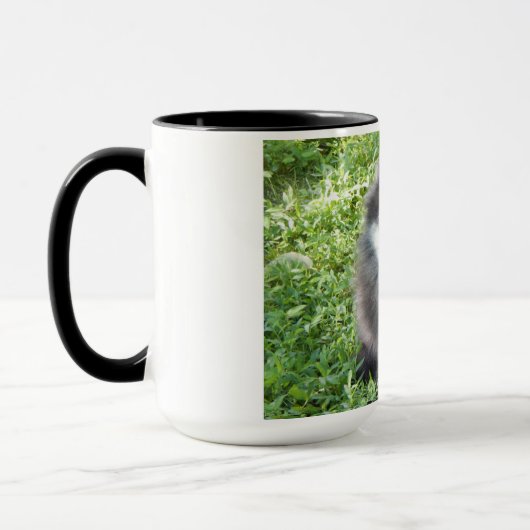 Tasse mit originalem Foto eines Spitzes (Links)