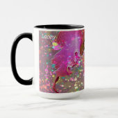 Tasse mit Paint Splattered Orchid (Links)