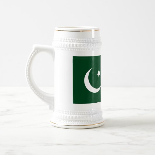 Tasse mit pakistanischer Flagge (Links)