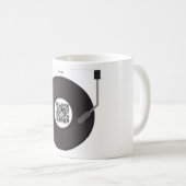 Tasse mit personlisierten Song per QR-Code (VorderseiteRechts)