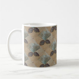 Tasse mit Pinecone-Design