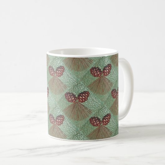 Tasse mit Pinecone-Design (VorderseiteRechts)