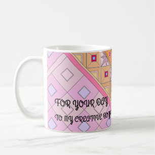 TASSE MIT PINK KUNST DER BLUME ZU BOYFRIEND