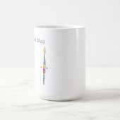 Tasse mit Pinsel benutzerdefinierbar (Mittel)