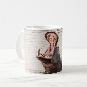 Tasse mit Portrait of Hippo Yawning