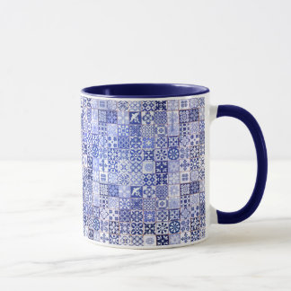 Tasse mit portugiesischem Fliesen-Muster -