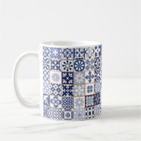 Tasse mit portugiesischem Fliesen-Muster -