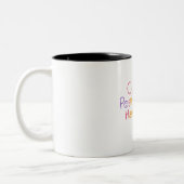 Tasse mit positivem Energie-Zitat (Links)