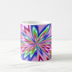 Tasse mit psychedelischem Design.