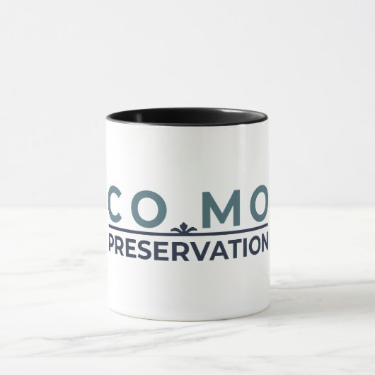 Tasse mit rechteckigem Logo (Zentrum)