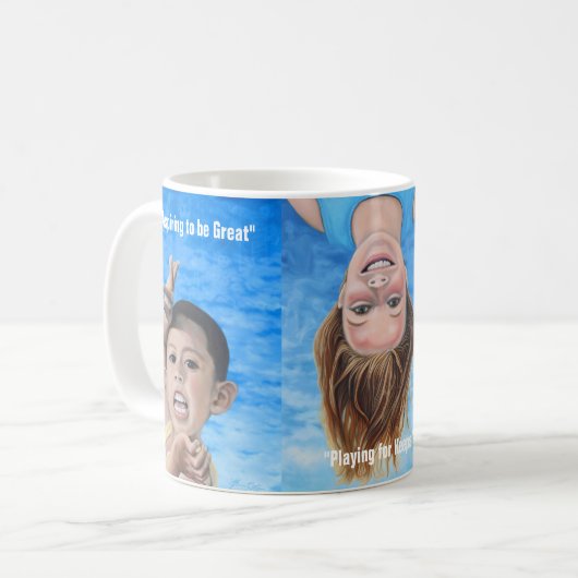 Tasse mit "Reise unserer Jugend " (Vorderseite Links)