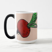 Tasse mit Rettich-Design (Links)