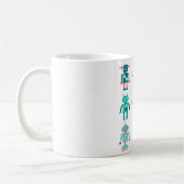 Tasse mit Robotern (Links)