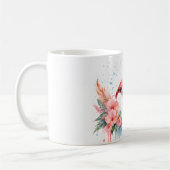 Tasse mit rosa Flamingo (Links)