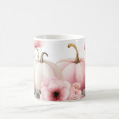 Tasse mit rosa Pumpkins und Blume (Mittel)