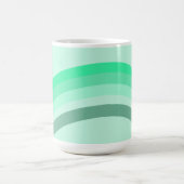 Tasse mit ruhigen, grünen Streifen (Mittel)