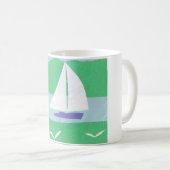 Tasse mit Sailboat Scene (VorderseiteRechts)