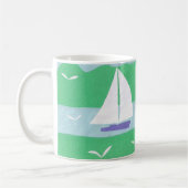 Tasse mit Sailboat Scene (Links)