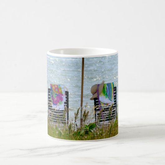 Tasse mit Sanibel Insel-Strandszene (Mittel)