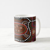 tasse mit schildkröte im aborigines stil (VorderseiteRechts)