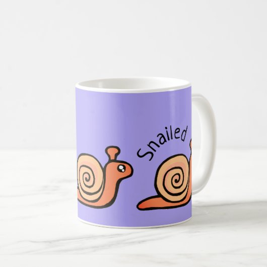 Tasse mit Schnecke (VorderseiteRechts)