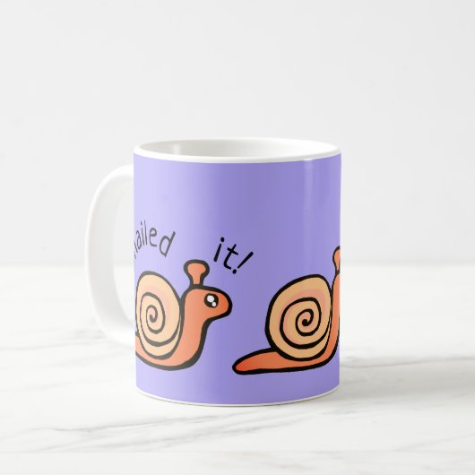 Tasse mit Schnecke (Vorderseite Links)