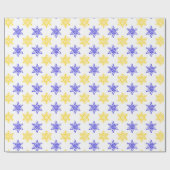 Tasse mit Schneeflocken Geschenkpapier (Flach)