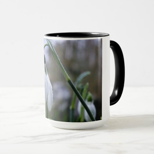 Tasse mit Schneeglöckchen (VorderseiteRechts)