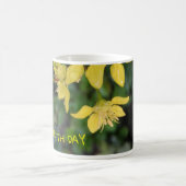 Tasse mit schönen Blume (Mittel)