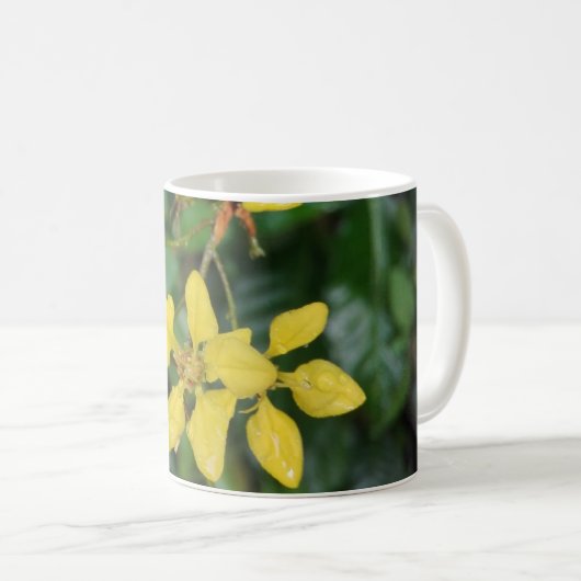 Tasse mit schönen Blume (VorderseiteRechts)