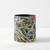 Tasse mit Schraubenentwurf (Zentrum)