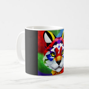 Tasse mit schwarzem Zentrum Alexander's Cat