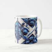 Tasse mit Scottish Thistles Design (VorderseiteRechts)