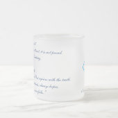 Tasse mit Scripture - 1 Korinther 13, 4-8a (Mittel)