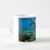 Tasse mit Seeschildkröteentwurf (Vorderseite Links)