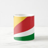 Tasse mit Seychellen-Farbdesign (Mittel)