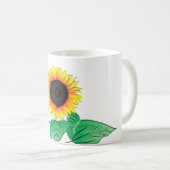 Tasse mit Sonnenblumen (VorderseiteRechts)