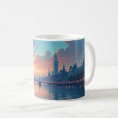 Tasse mit Sonnenuntergang (VorderseiteRechts)