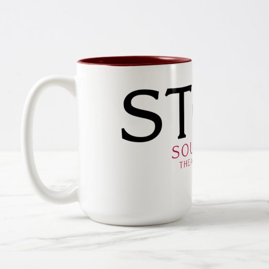 Tasse mit Southbank-Logo (Links)