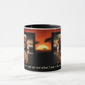 Tasse mit Spiegelung des Rhodesian Ridgeback Löwen (Zentrum)