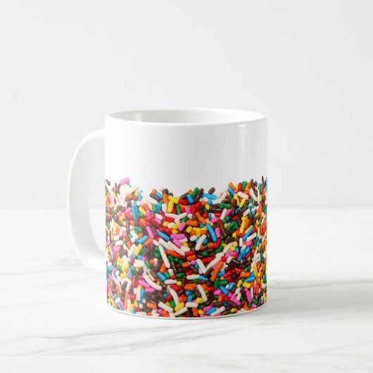 Tasse mit Sprinklen (Vorderseite Links)