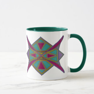 Tasse mit Stammes- Bild