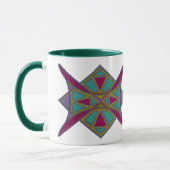 Tasse mit Stammes- Bild (Links)