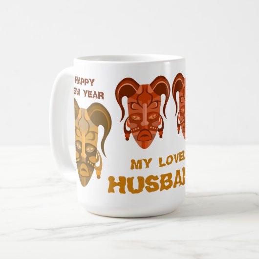 TASSE MIT STARKEN MASCHINEN (Vorderseite Links)