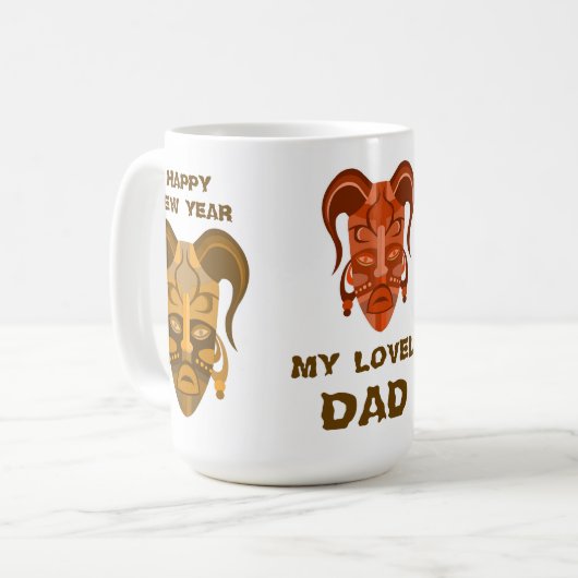 TASSE MIT STARKEN MASCHINEN (Vorderseite Links)